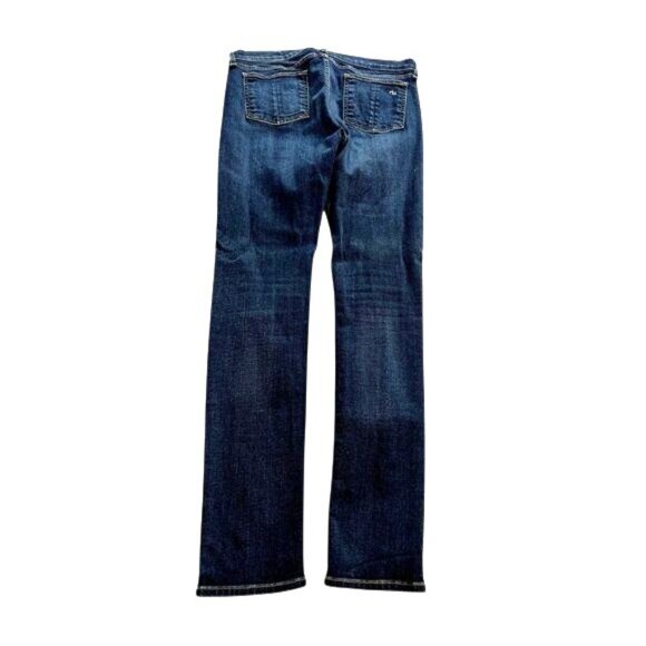 Rag & Bone Mid-Rise Skinny Jeans in Woodford Blue - Picture 2 of 3